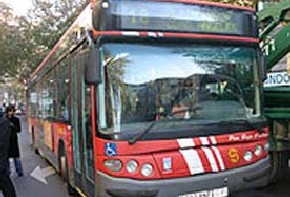 Autobus en Madrid